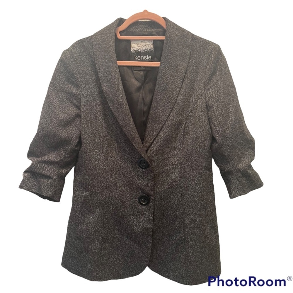 Kenzie | Tweedy 3/4 Sleeve Blazer